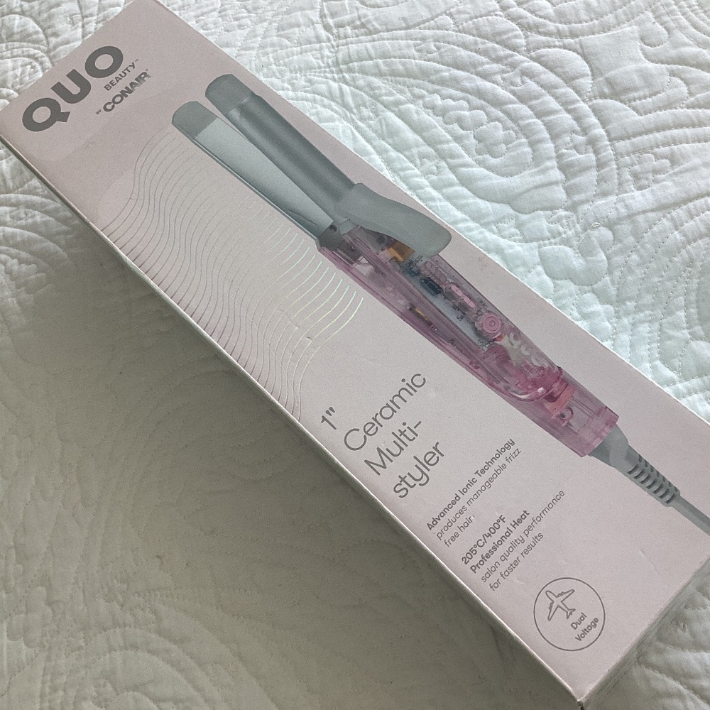 QUO BEAUTY BY CONAIR 1 INCH BARREL CERAMIC MULTI-STYLER